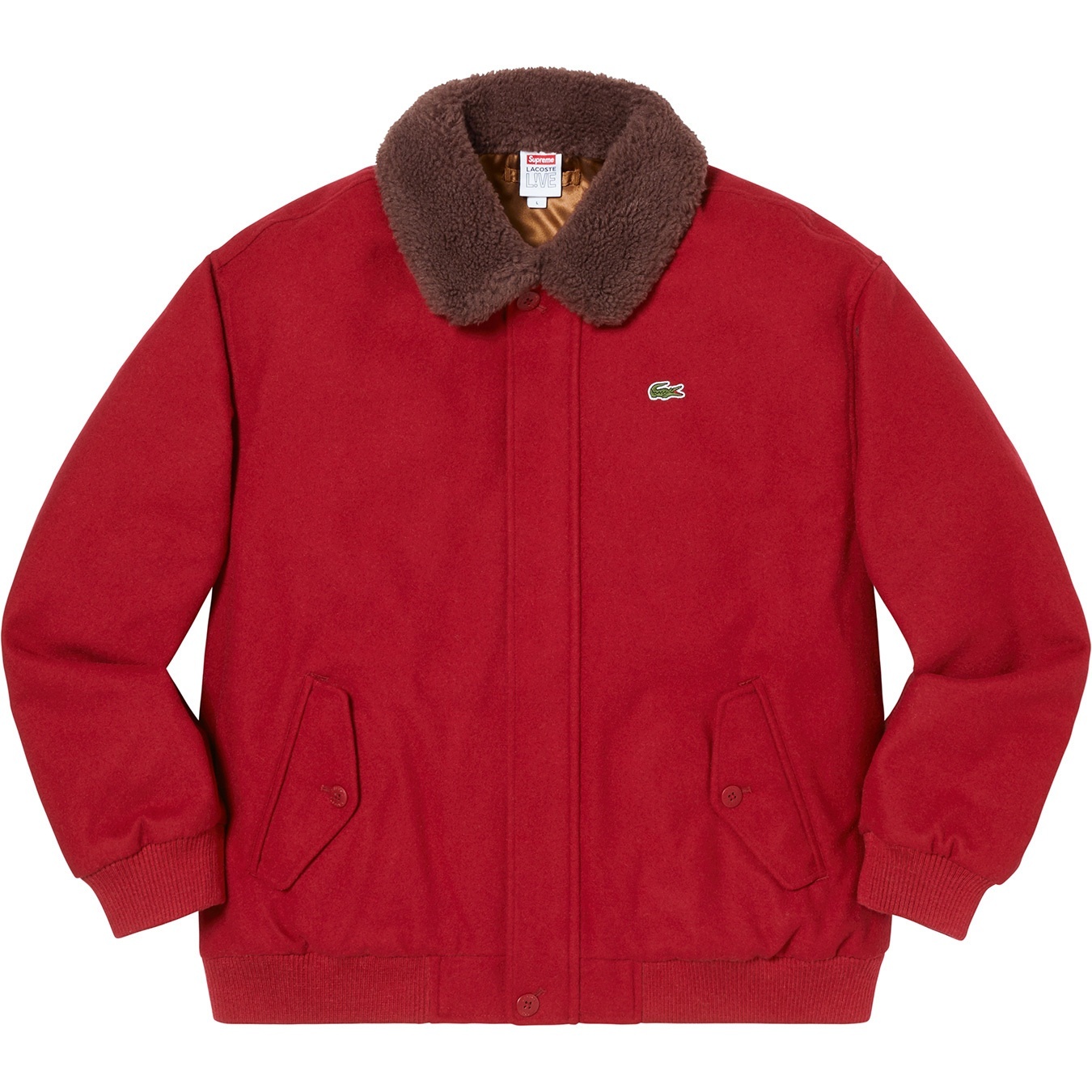 Supreme®/LACOSTE Wool Bomber Jacket view 11
